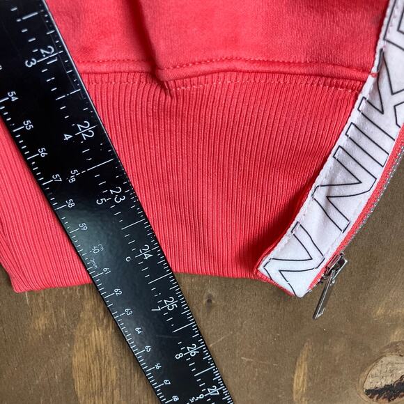 Nike Womens Sweatpants Coral Dry Fit Pull On Therma Anke Zip Jogger Stretch 2X - Picture 11 of 14